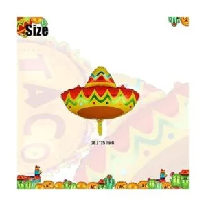 4 globos de fiesta con temática mexicana globos de mylar_3