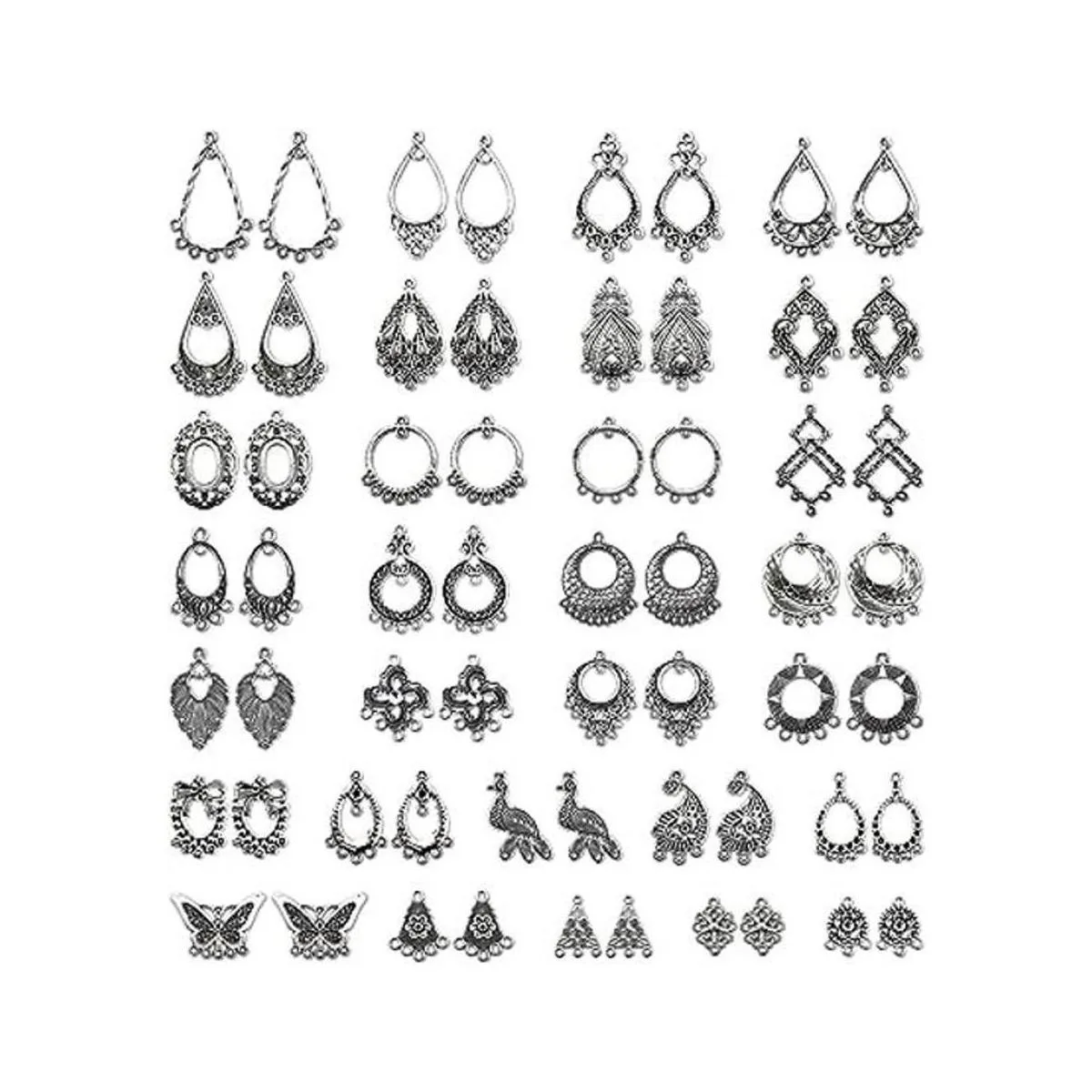 JIALEEY Kit de fabricación de joyas de plata tibetana_1