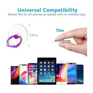 Kinizuxi Colorful Cell Phone Ring Holder Stand 2 Packs_2