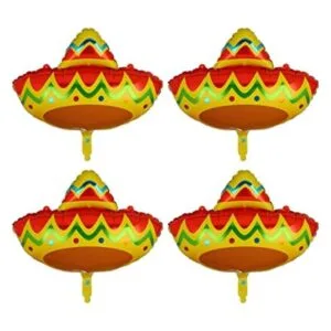 4 globos de fiesta con temática mexicana globos de mylar_1