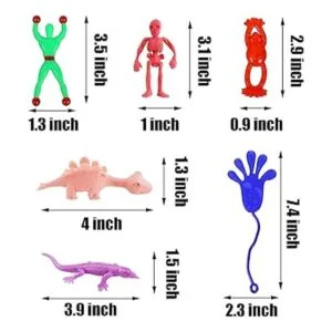 42 juguetes adhesivos de vinilo elásticos surtidos_2