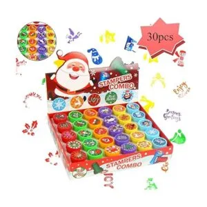 STEFORD 30 sellos de tinta automática de Navidad para_2