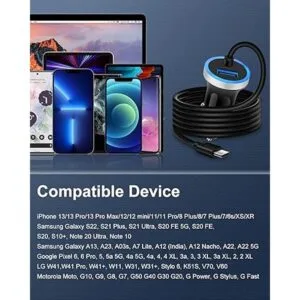 Cargador de coche para Samsung Galaxy A53 A13 A12 A11 A02s_7