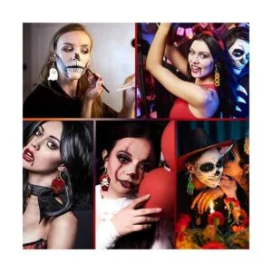 Rifanda 82 moldes de resina para aretes de Halloween con_7