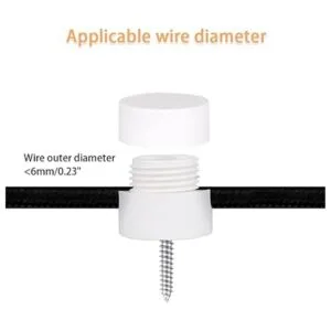 Zevnico Paquete de 3 ganchos para colgar en el techo_3