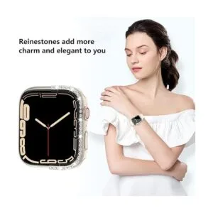 Cuteey Paquete de 2 fundas brillantes con protector de_5