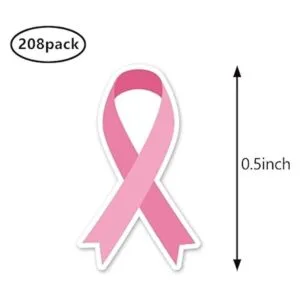 Calcomanías de cáncer de mama cinta de 0.5 pulgadas_2