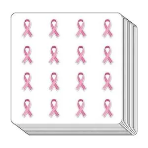 Calcomanías de cáncer de mama cinta de 0.5 pulgadas_1