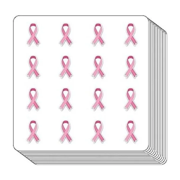 Calcomanías de cáncer de mama cinta de 0.5 pulgadas_1