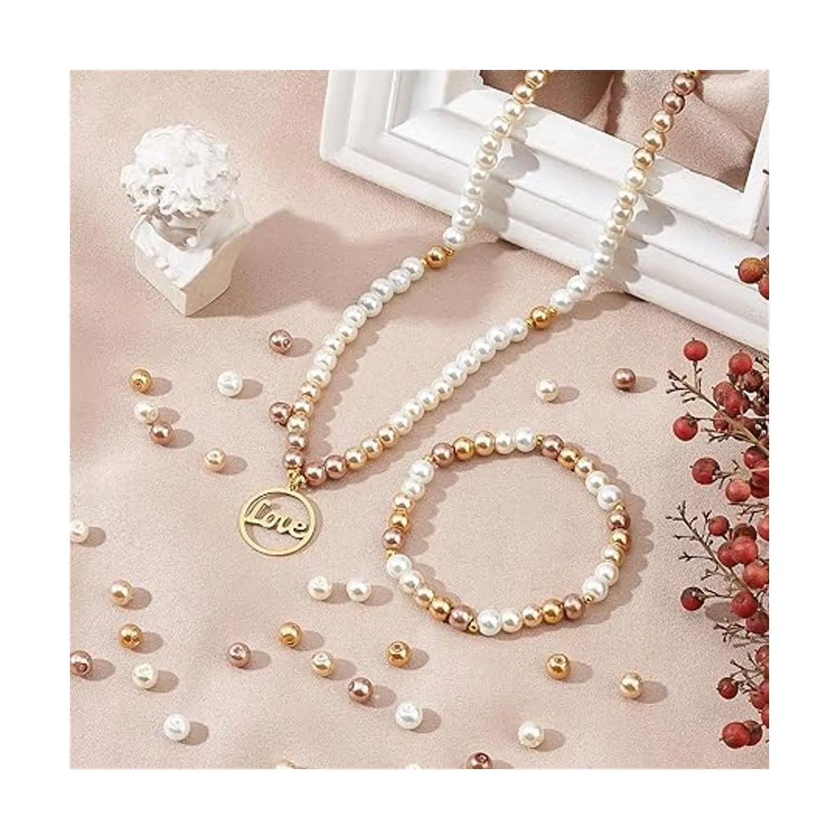 PH PandaHall 300 perlas de vidrio de 0.236 pulgadas 6_2