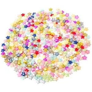 Honbay Abalorios de resina con forma de estrella 500_3