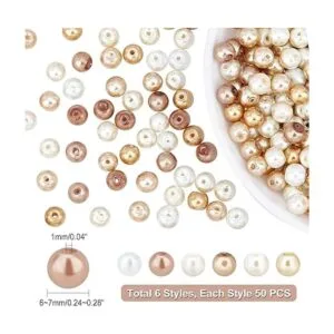 PH PandaHall 300 perlas de vidrio de 0.236 pulgadas 6_4