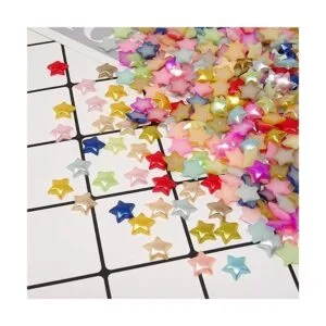 Honbay Abalorios de resina con forma de estrella 500_5