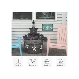 Putuo Decor Letrero de porche para el hogar bar granja_5