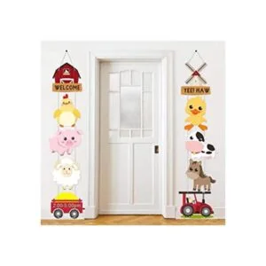 Decoración de fiesta temática de animales de granja_1