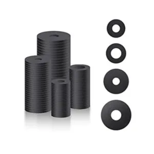 AIEX Kit surtido de 100 arandelas de goma planas_1