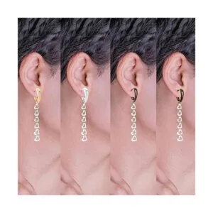 16 ganchos de latón para aretes franceses con lazo_6