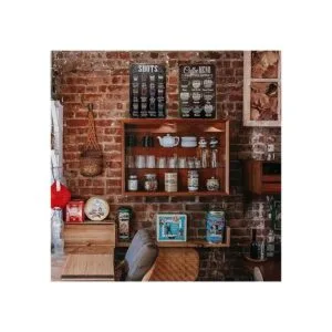 ERLOOD letrero de pared hecho de estaño para decorar el_6