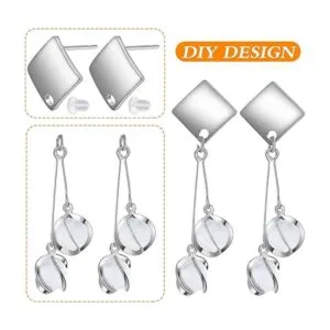 Aylifu 30 aretes de tuerca de acero inoxidable cuadrados_4