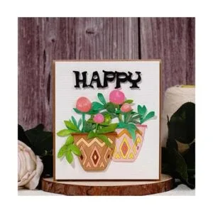 Macetas de metal troqueles de corte plantillas de_3