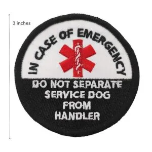 Parche bordado para coser o planchar con diseño de perro_2