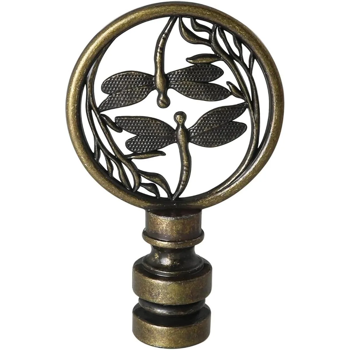 DGBRSM Remates de lámpara de libélulas dobles de 138_1