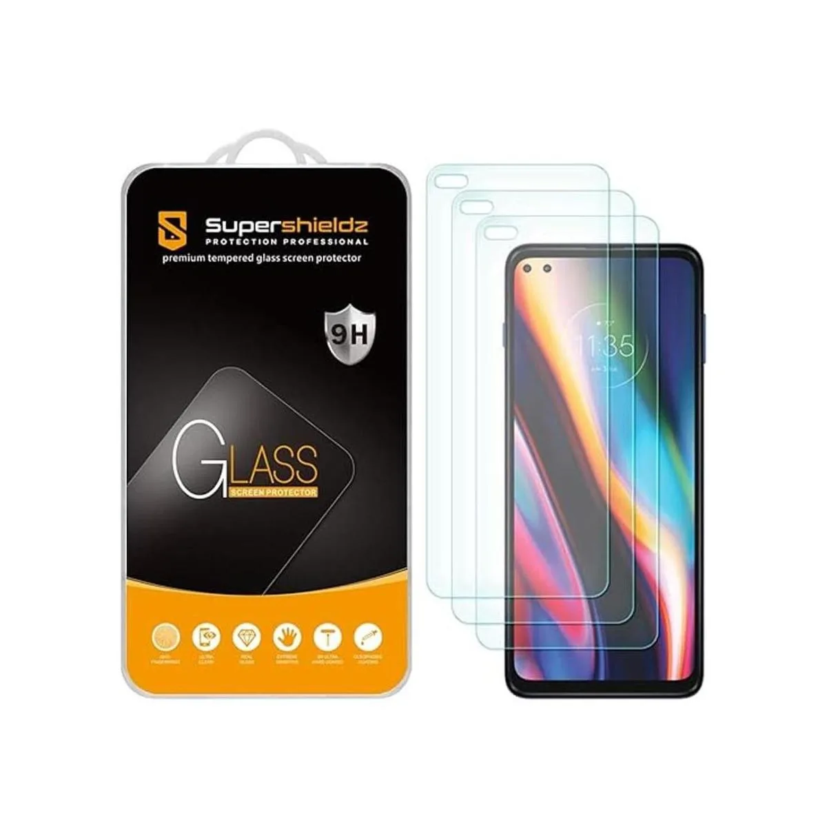 Supershieldz diseñado para Motorola One 5G y One 5G UW_1