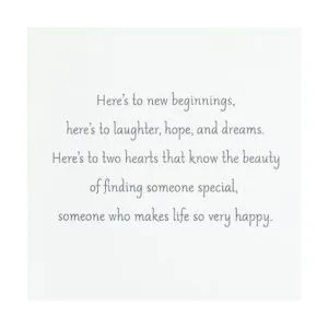 Hallmark Tarjeta de boda adorno de corazón de madera de_3