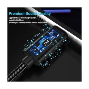 TITACUTE Adaptador de auriculares USB tipo C a conector de_2