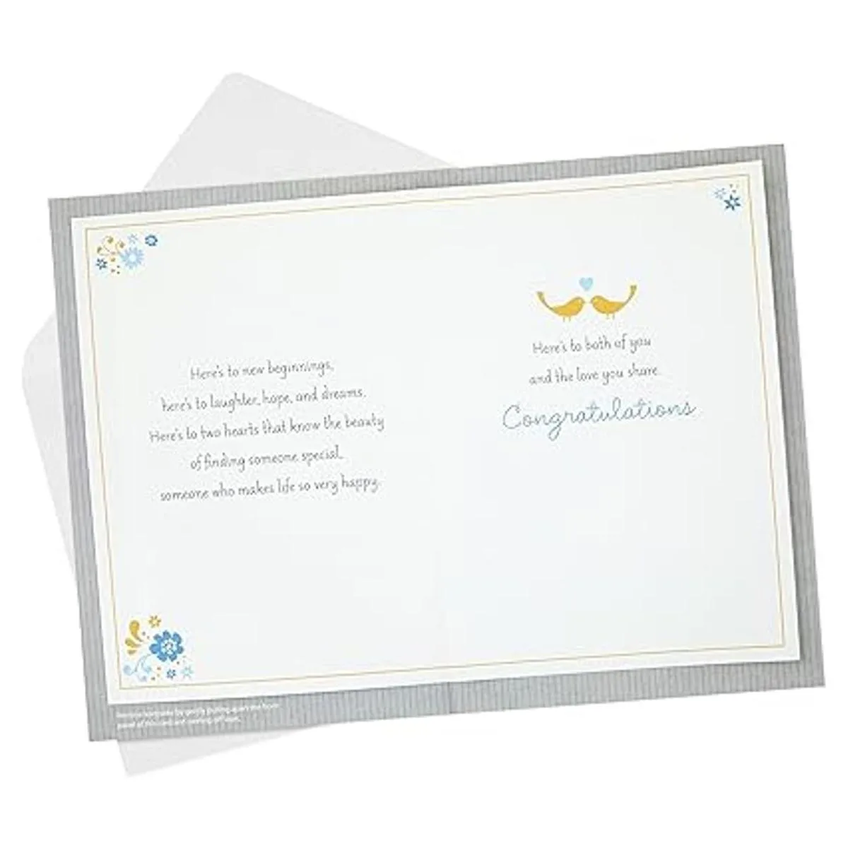 Hallmark Tarjeta de boda adorno de corazón de madera de_2