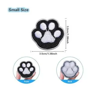 Nicime 14 parches de estampado de patas para ropa parches_2