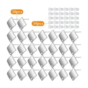 Aylifu 30 aretes de tuerca de acero inoxidable cuadrados_2
