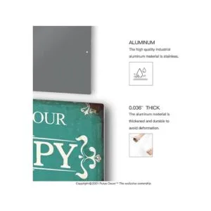 Putuo Decor Letrero de porche para el hogar bar granja_2