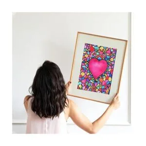 NAIMOER Kits de pintura de diamante 5D DIY con corazón_4