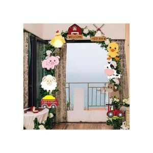Decoración de fiesta temática de animales de granja_3