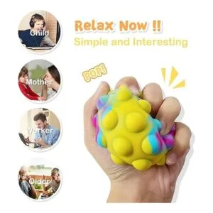 Juguetes para la ansiedad Pop Ball It 4 unidades 3D_5