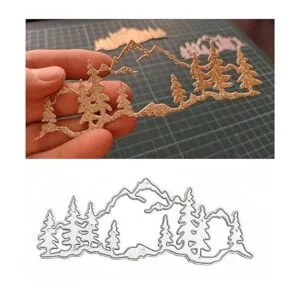 XMYXCRAFT Troqueles de metal para árbol y montaña_4