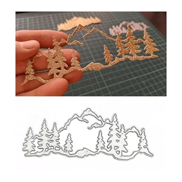 XMYXCRAFT Troqueles de metal para árbol y montaña_4