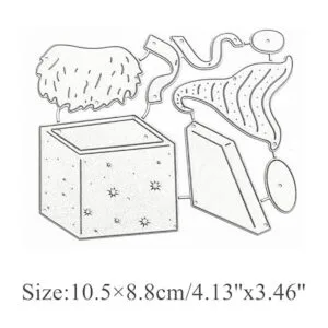 XMYXCRAFT Caja de regalo de Navidad troqueles de metal de_5