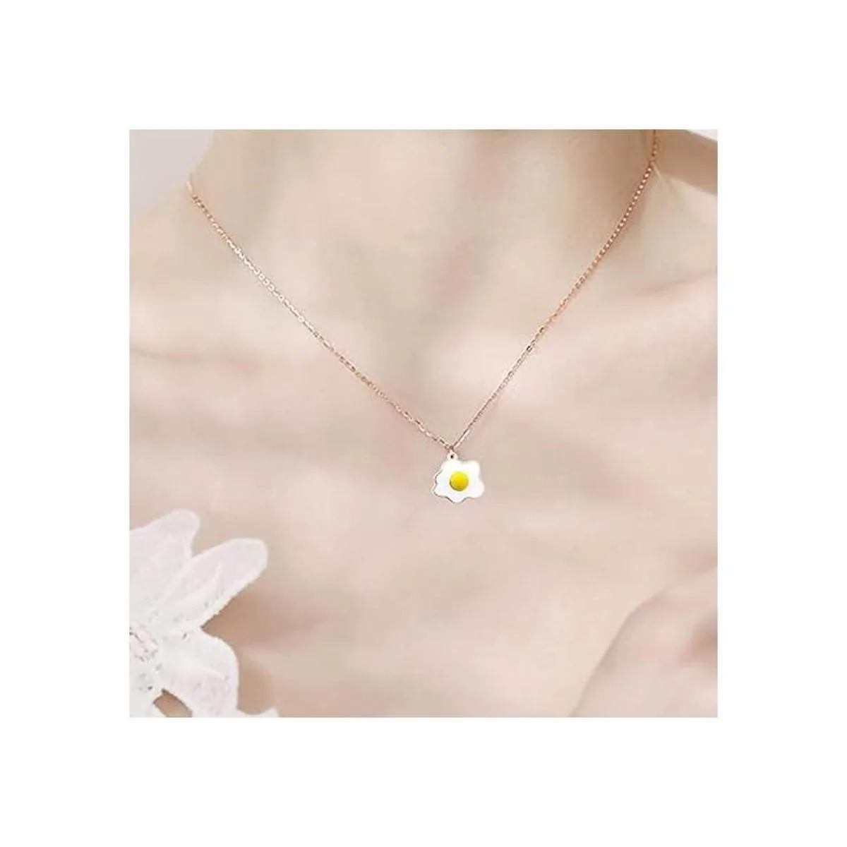 Honbay 20 piezas de aleación de esmalte huevos fritos_6