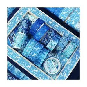 Yubbaex Juego de 10 rollos de cinta Washi de invierno_3