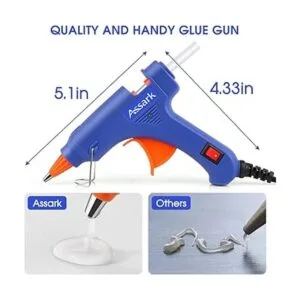 Assark Pistola de pegamento mini kit de de_5