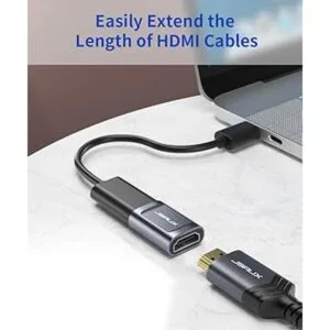 JSAUX Acoplador HDMI hembra a hembra 2 unidades_2