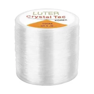 LUTER Pulsera elástica de 0.039 in transparente con_1
