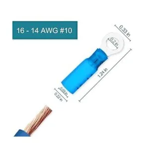 Housun 60 conectores de cable termorretráctil terminales_3