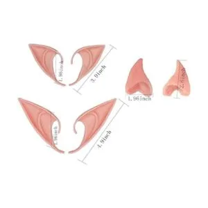 Kbraveo 6 pares de orejas de elfo de hadas para Halloween_2