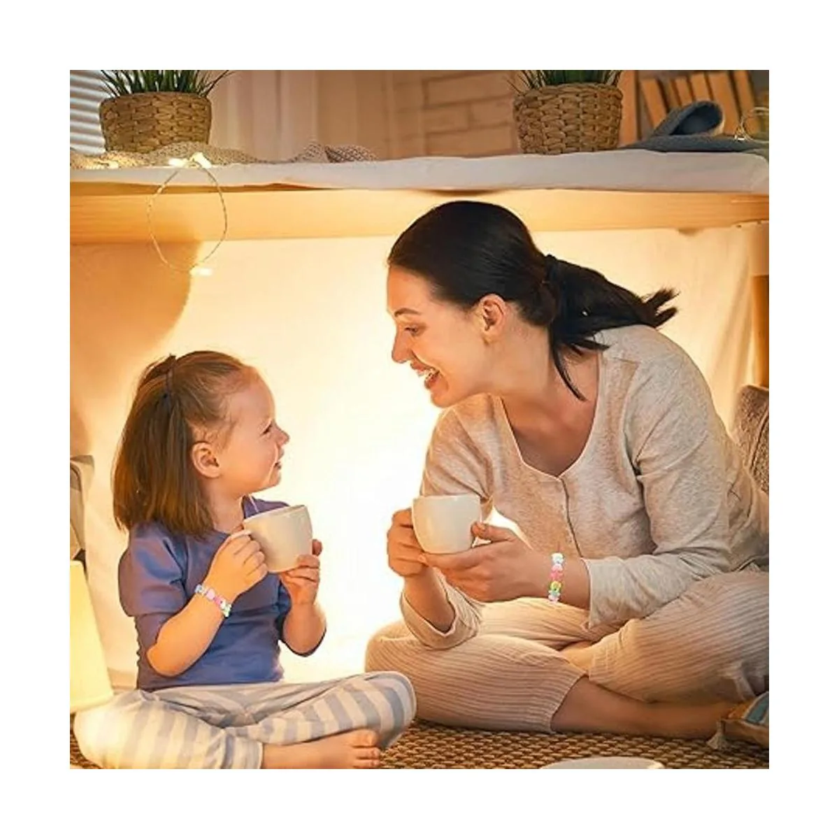 400 cuentas de acrílico con forma de corazón y cuentas en_7