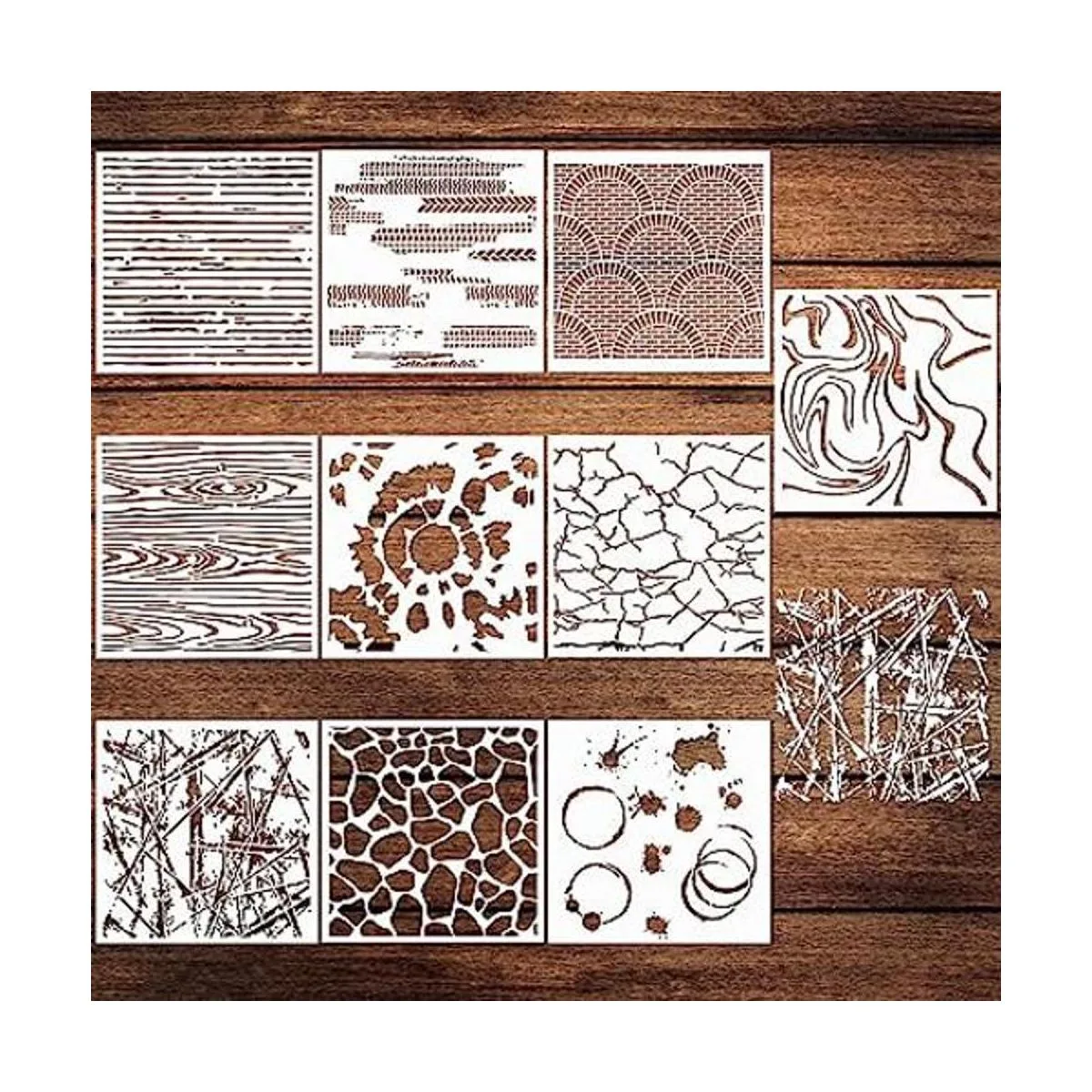 10 plantillas para pintar plantillas de textura de pared_1