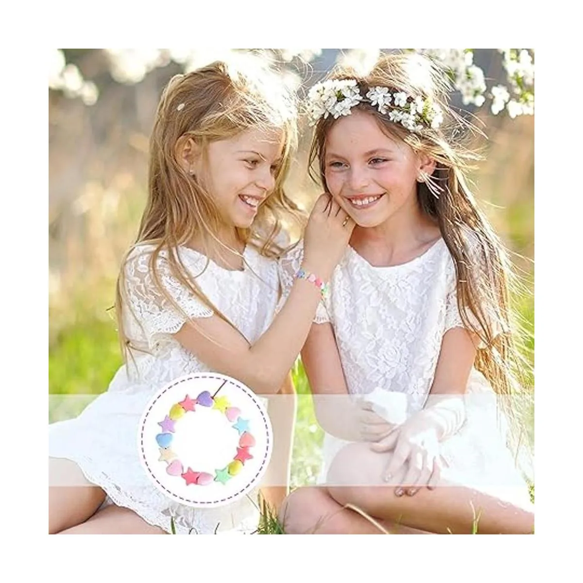 400 cuentas de acrílico con forma de corazón y cuentas en_6