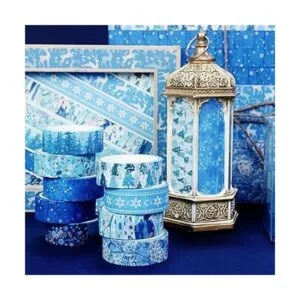 Yubbaex Juego de 10 rollos de cinta Washi de invierno_7